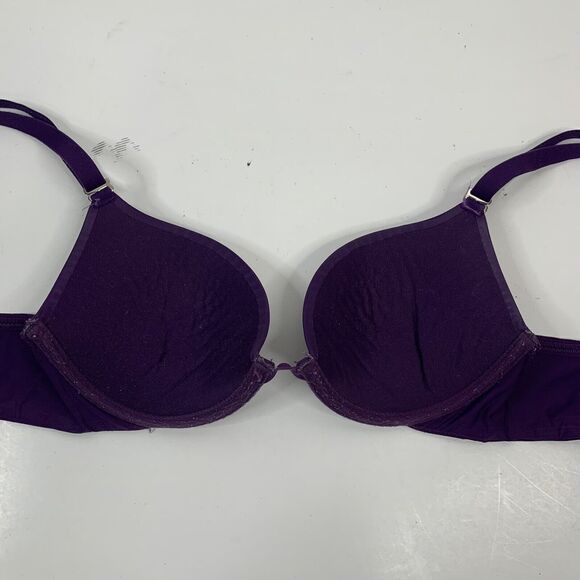 Soma Size 34A Bra Memorable Push Up Underwired Purple Adjustable Straps Women’s - Picture 10 of 11